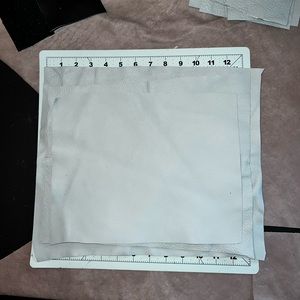 Seafoam Green Square Pieces of Leather